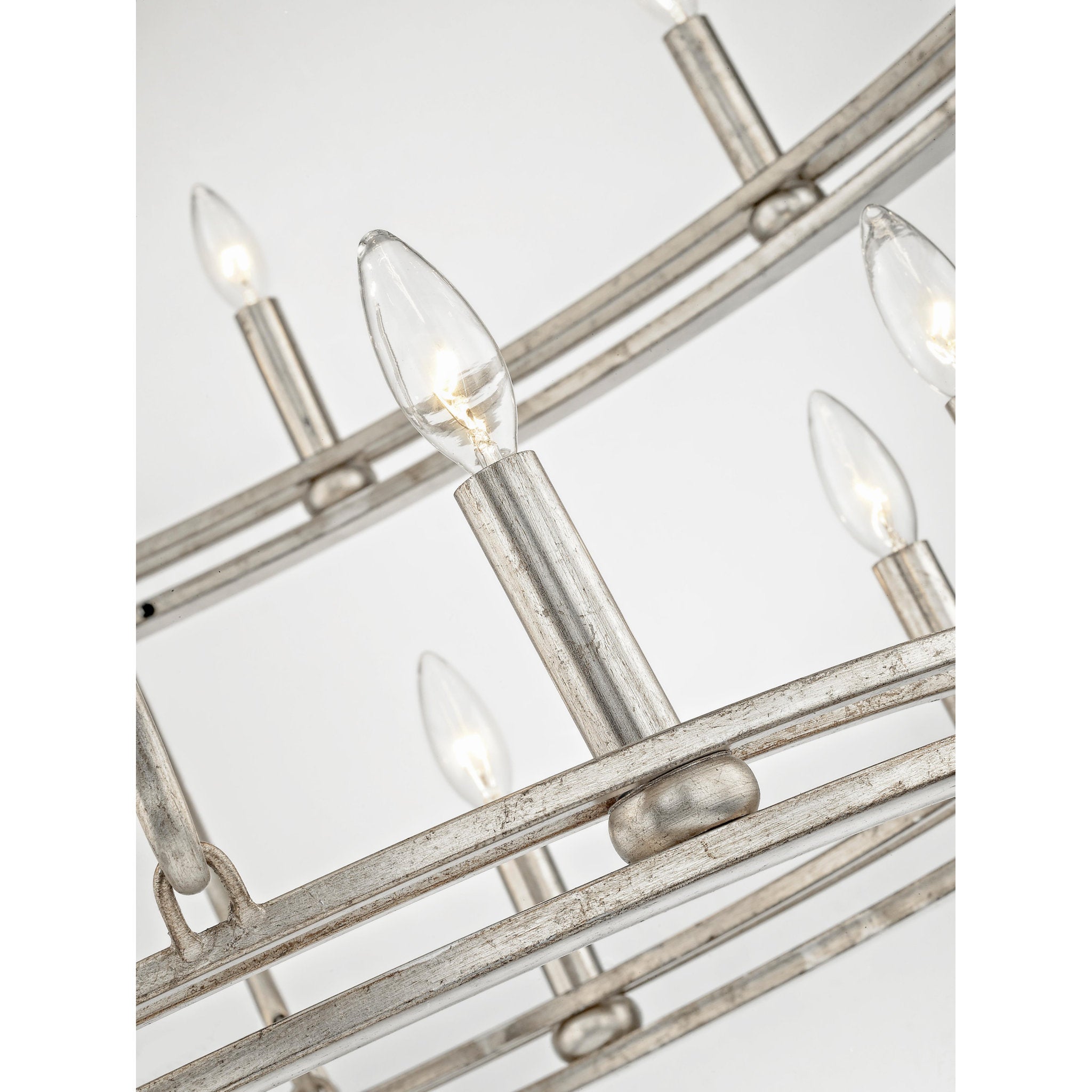 Sutton Chandelier 28-Light LED in  Textured Black L61 x W61 x H49