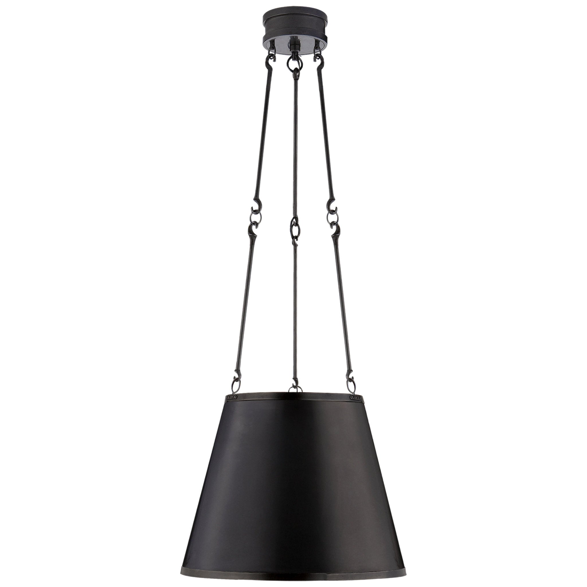 Alexa Hampton Lily Hanging Shade in Gun Metal