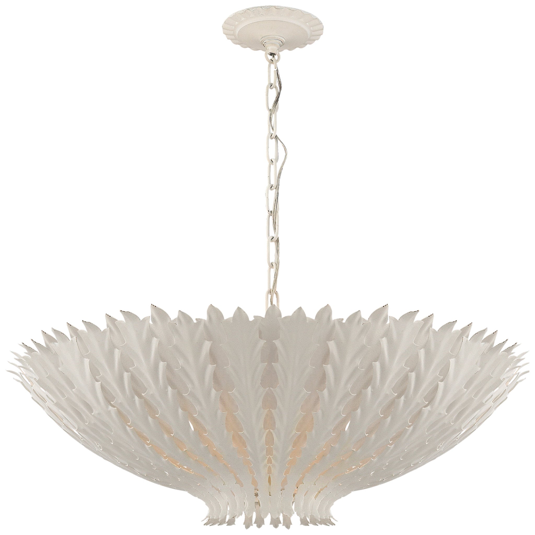 AERIN Hampton Medium Chandelier in Plaster White