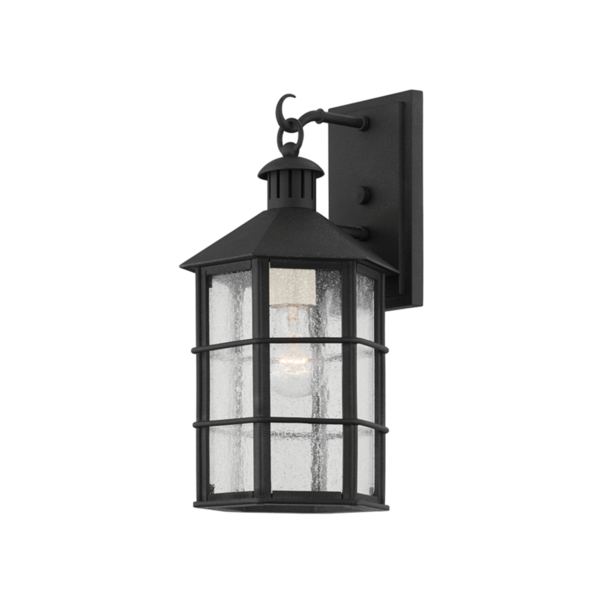 Lake County Wall Sconce 1-Light LED in  French Iron L8 x W8 x H14.75