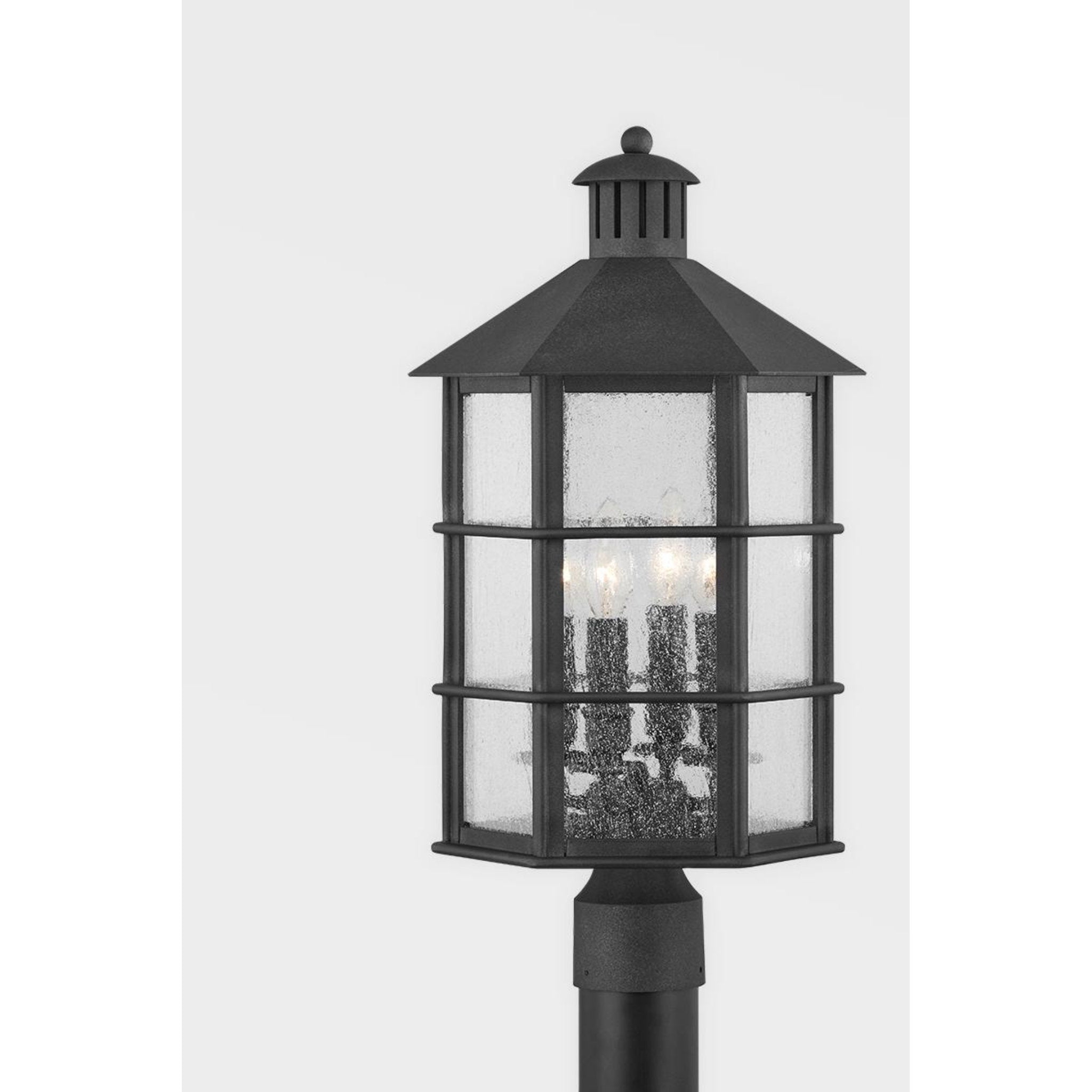 Lake County Wall Sconce 1-Light LED in  French Iron L8 x W8 x H14.75