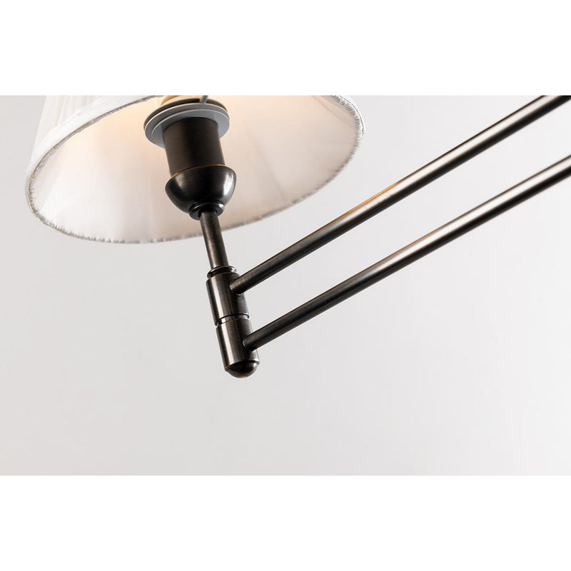 Classic No.1 2 Light Wall Sconce in Polished Nickel by Mark D