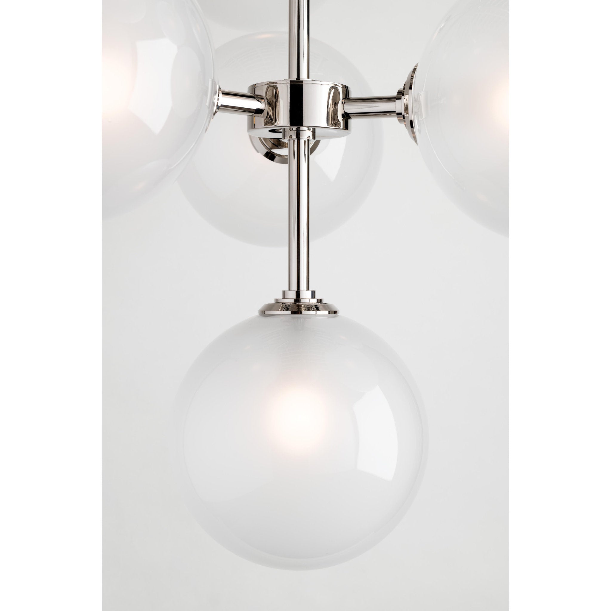 Ashleigh 10-Light Chandelier in Polished Nickel