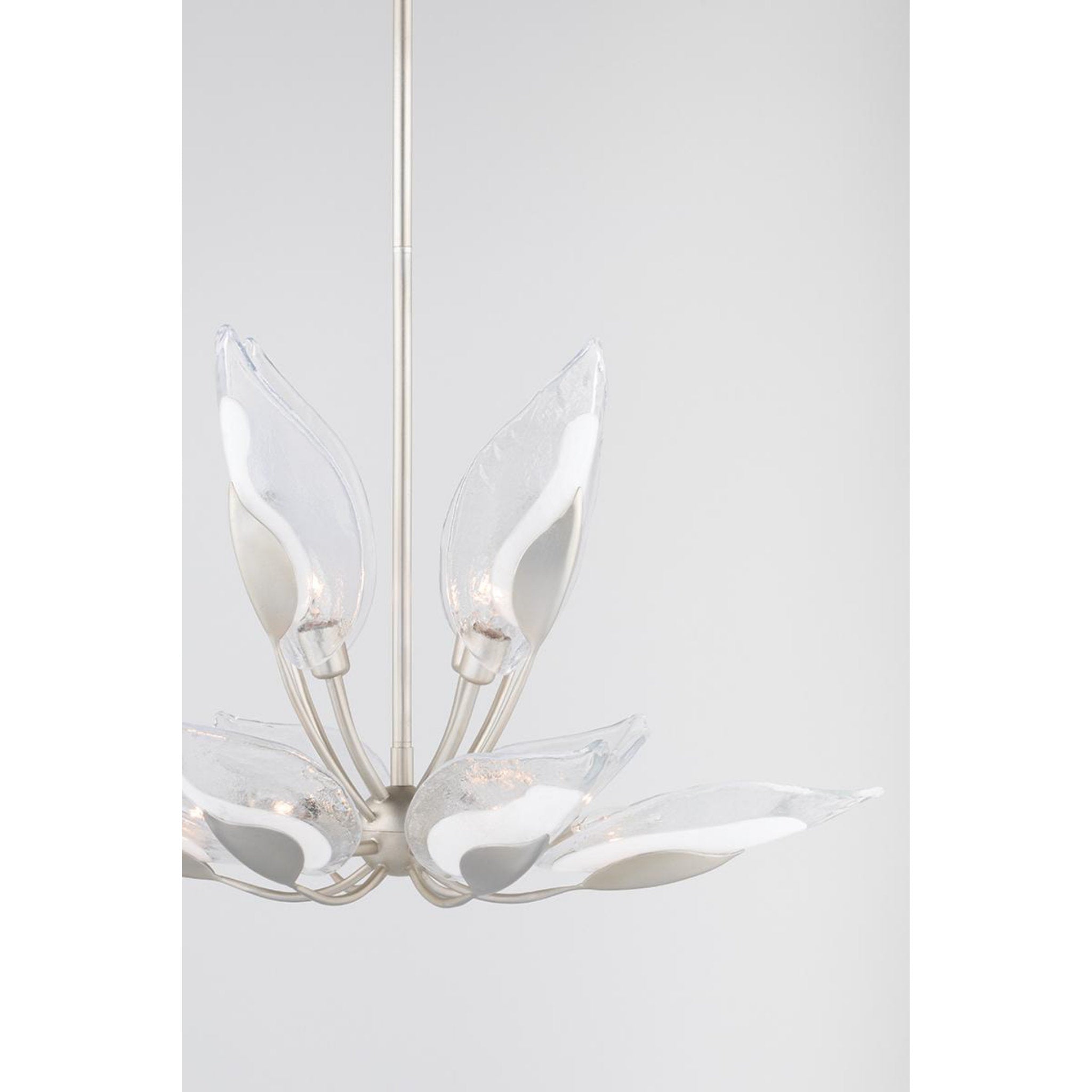 Blossom 3 Light Wall Sconce in Silver Leaf