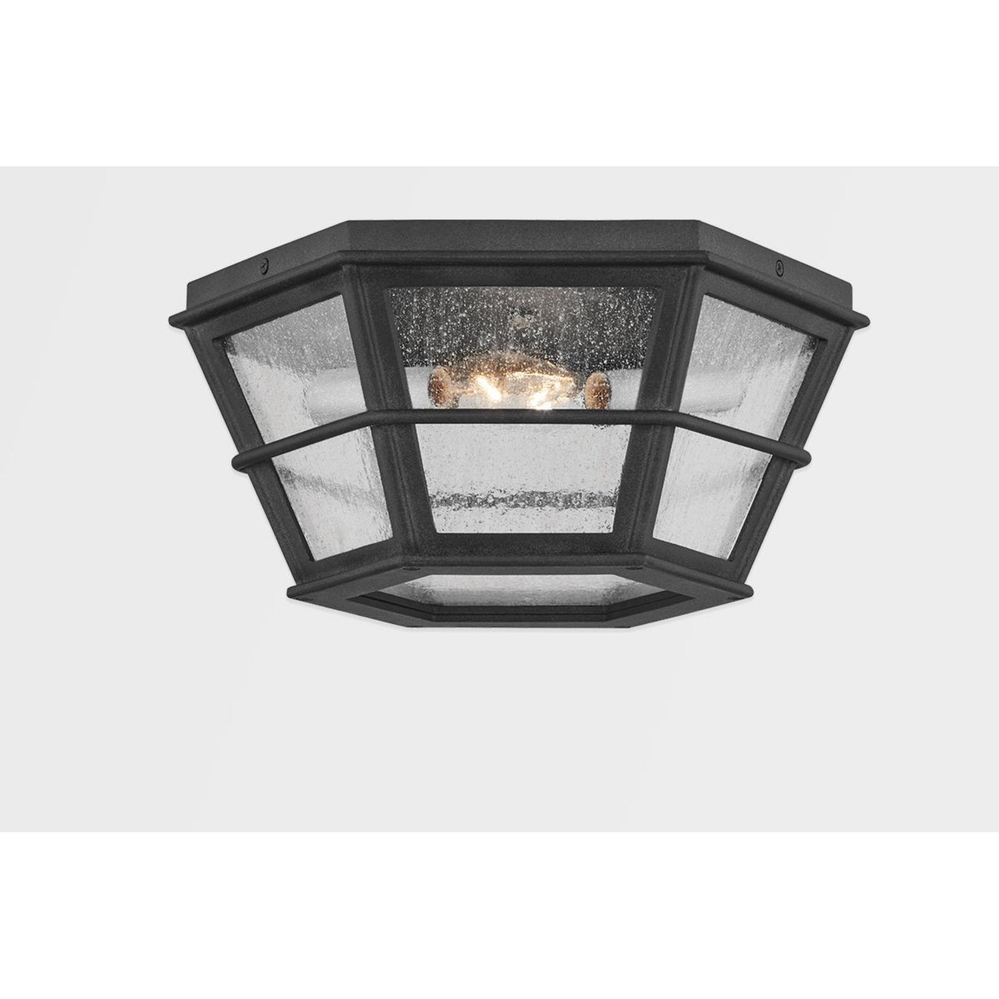 Lake County Wall Sconce 1-Light LED in  French Iron L8 x W8 x H14.75