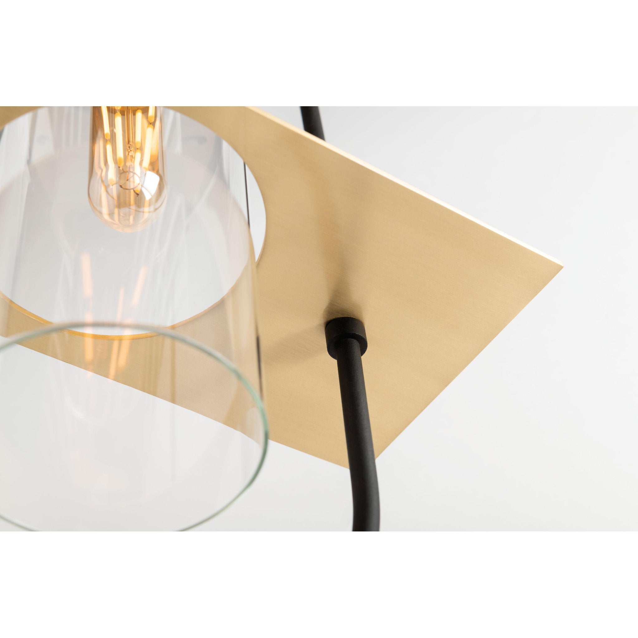 Smyth Pendant 1-Light LED in  Textured Bronze Brushed Brass L5.5 x W12.5 x H21.75