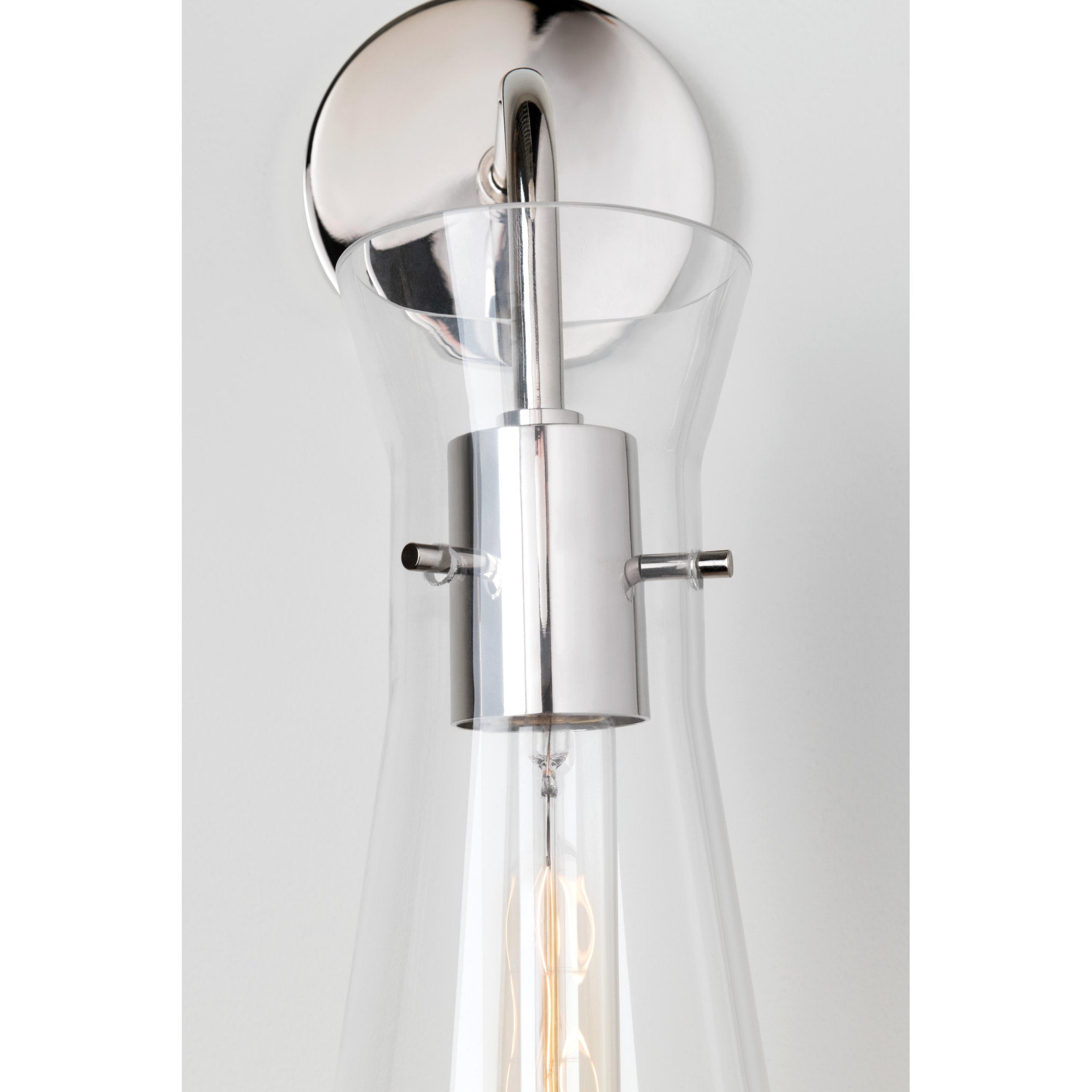 Anya 1-Light Wall Sconce in Aged Brass