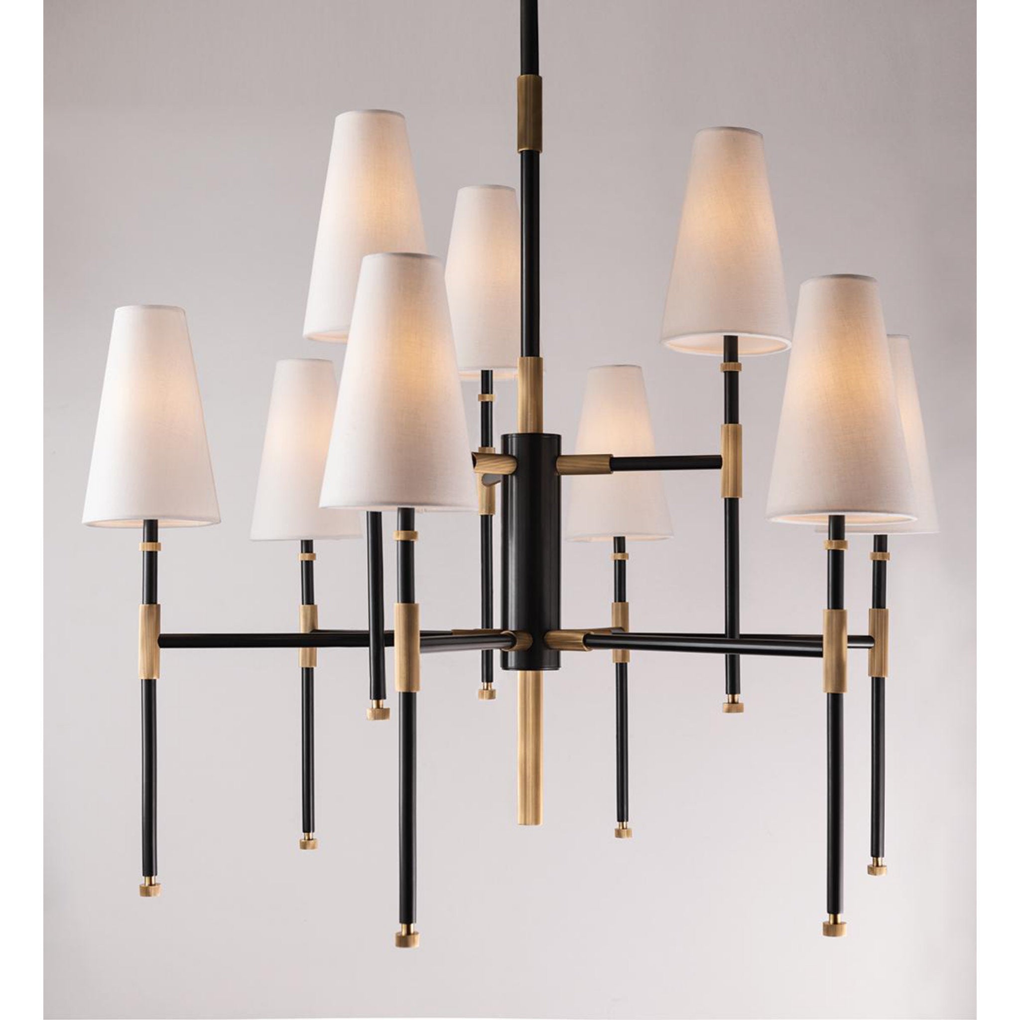 Bowery 8 Light Linear in Aged Old Bronze