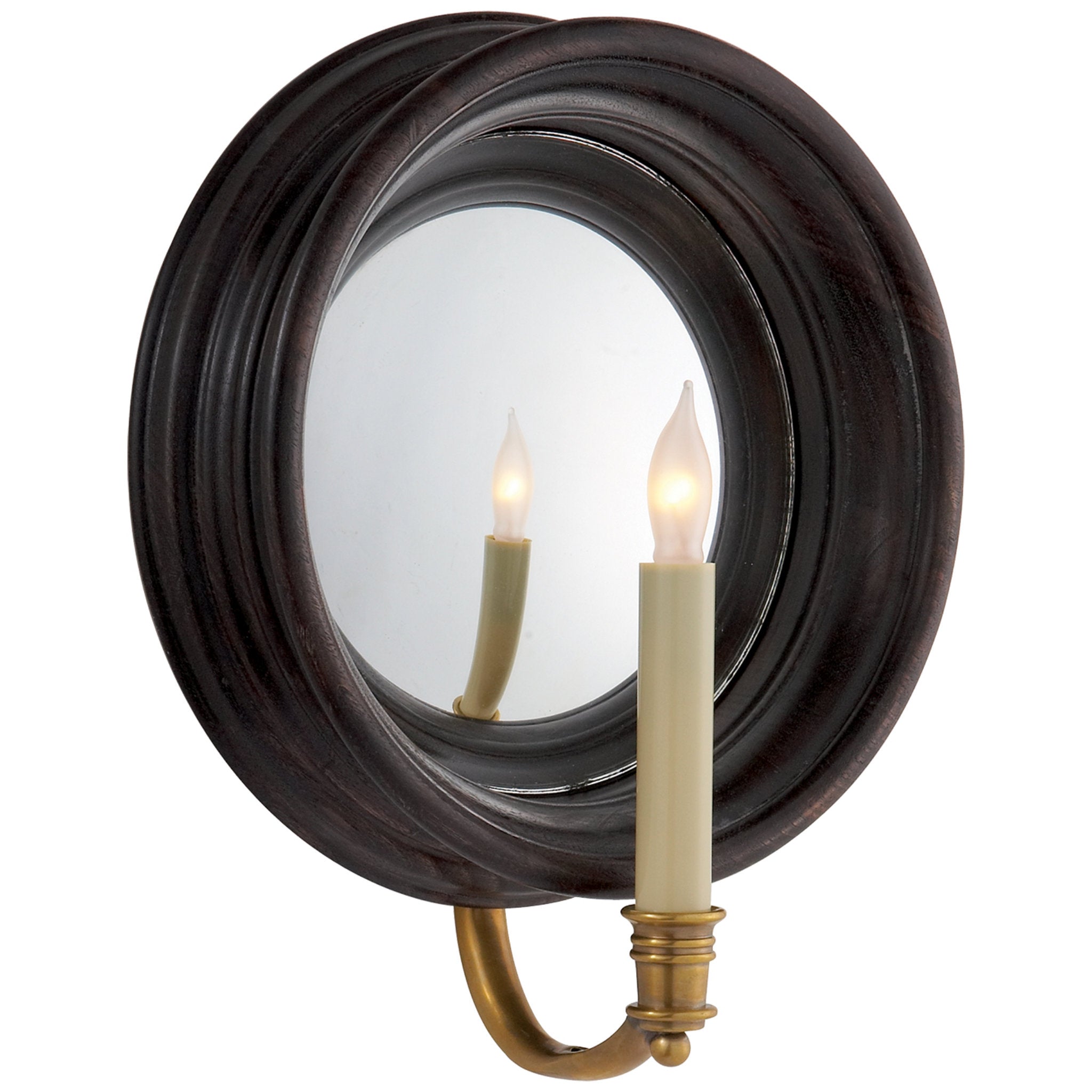 Chapman & Myers Chelsea Medium Reflection Sconce in Tudor Brown