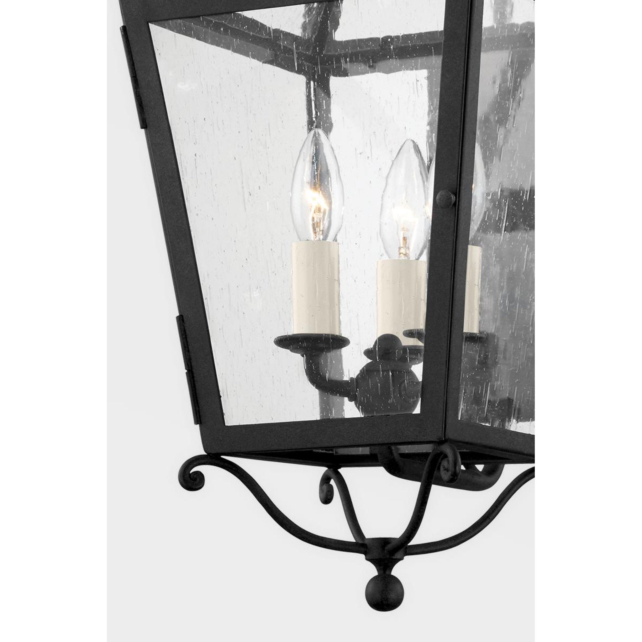 Santa Barbara County Wall Sconce 3-Light LED in  French Iron L11 x W11 x H25.75