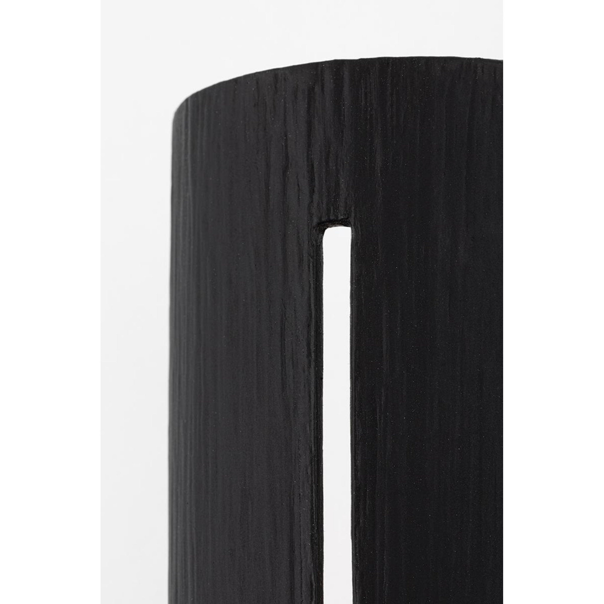 Brandon Wall Sconce 2-Light LED in  Textured Black L3.13 x W3.13 x H17.75