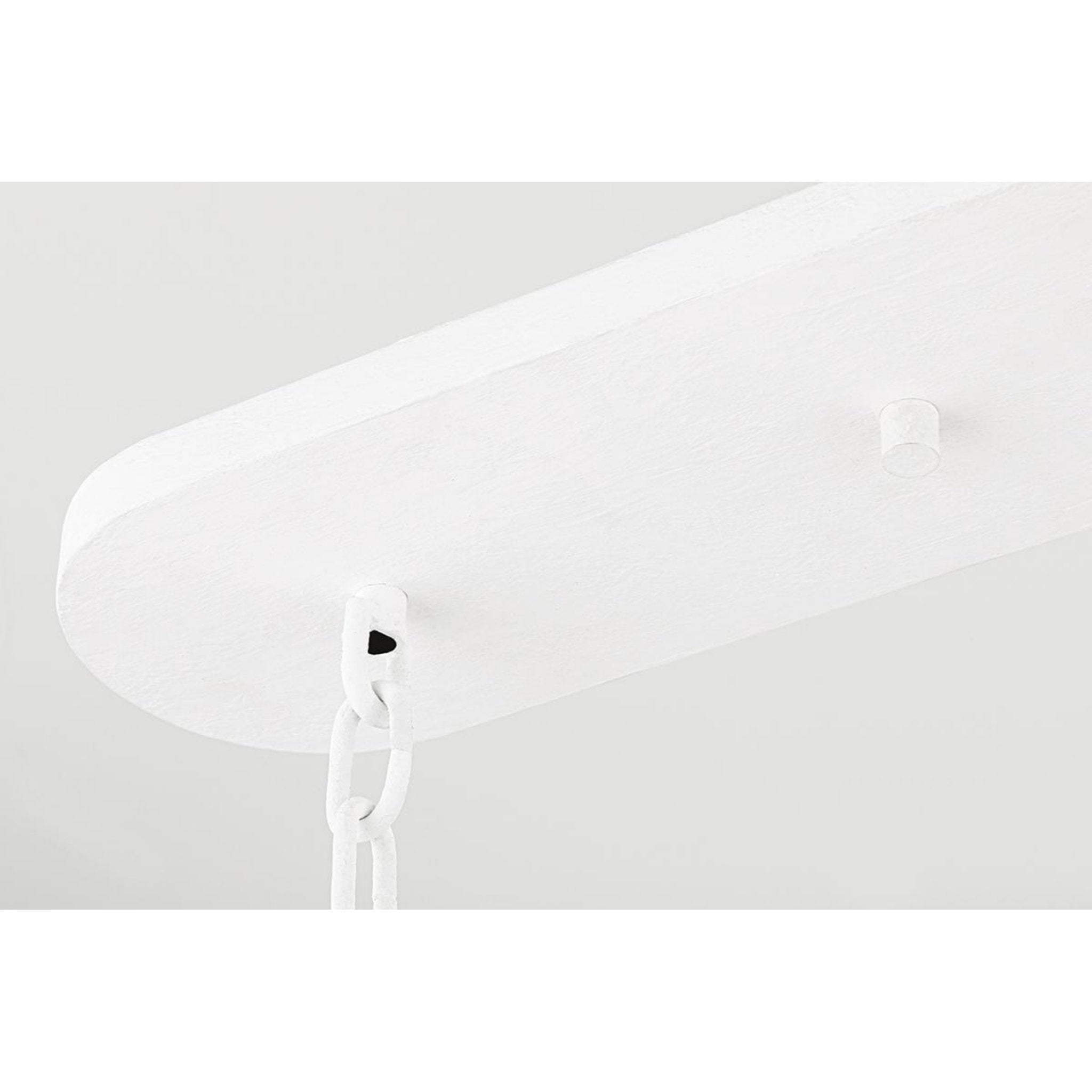 Torch 6 Light Linear in White Plaster