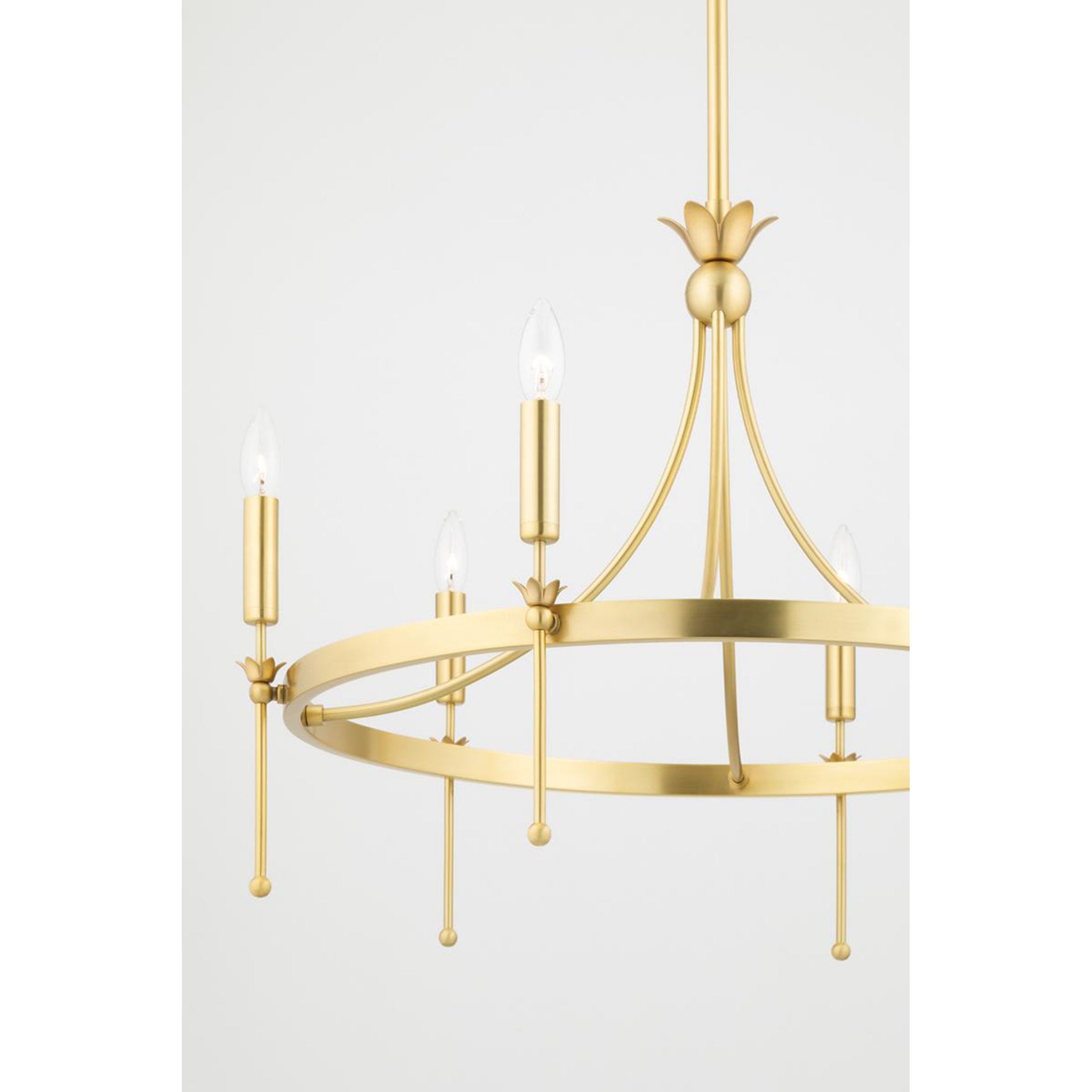 Gates 12 Light Chandelier in Polished Nickel