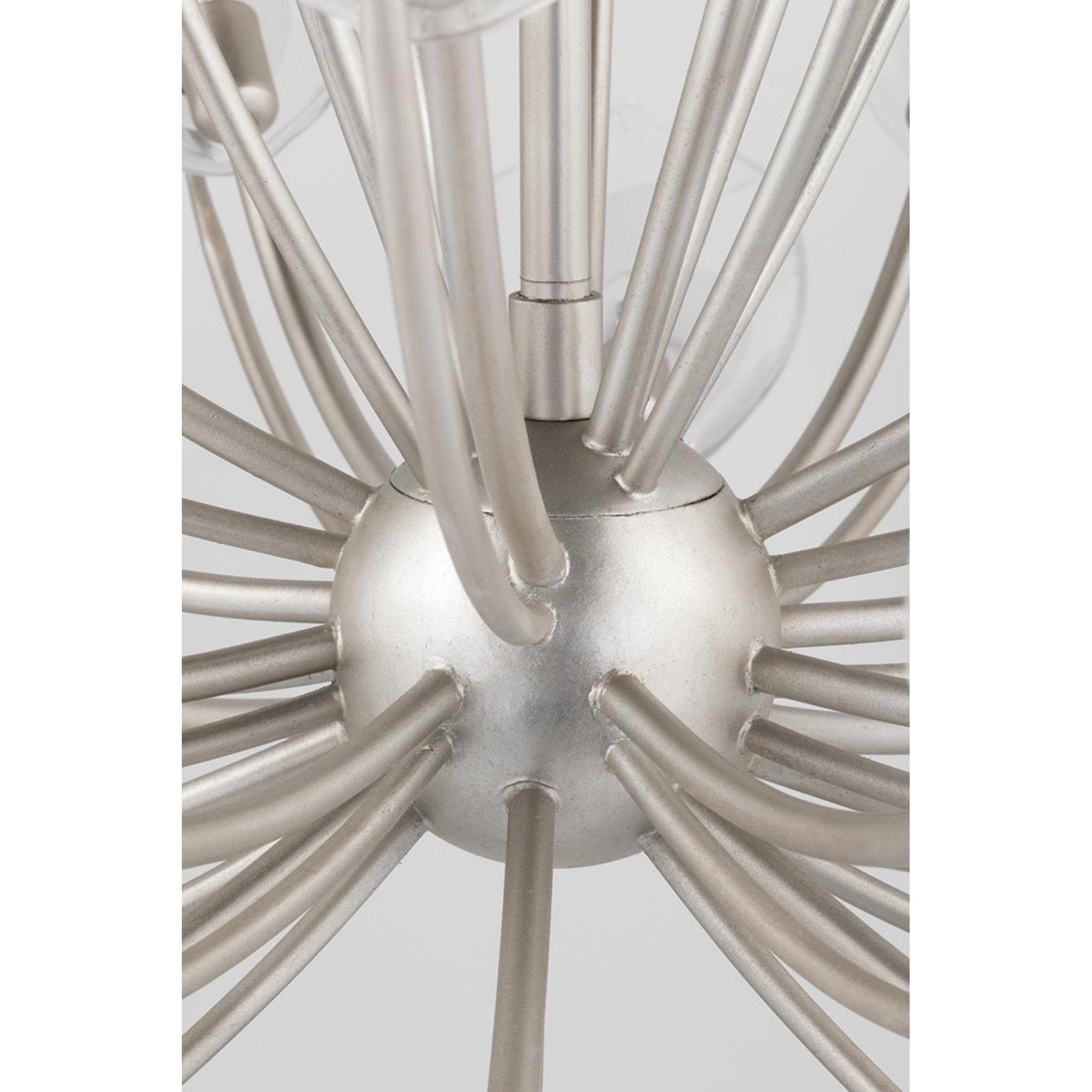 Blossom 3 Light Wall Sconce in Silver Leaf