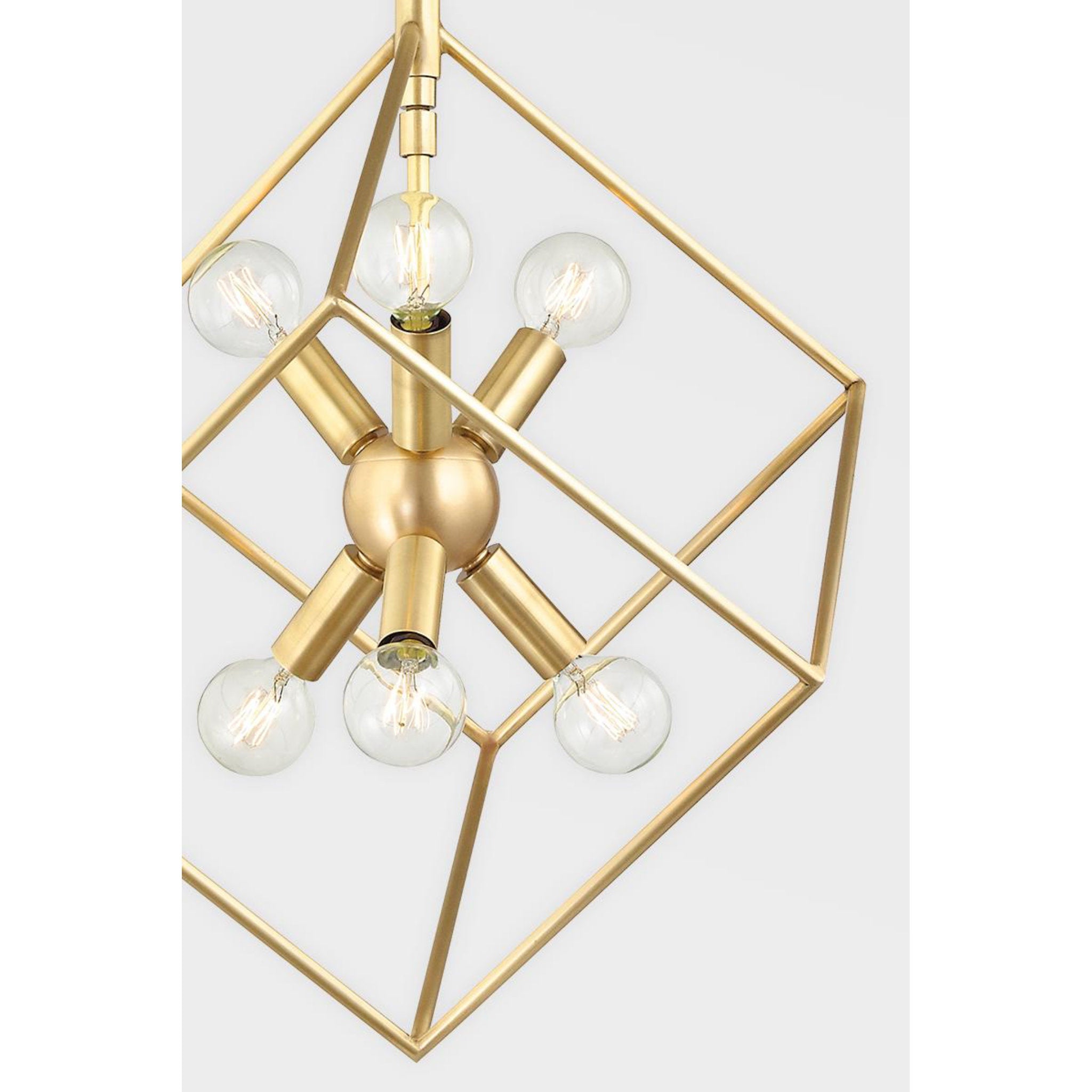 Roundout 12 Light Chandelier in Aged Brass