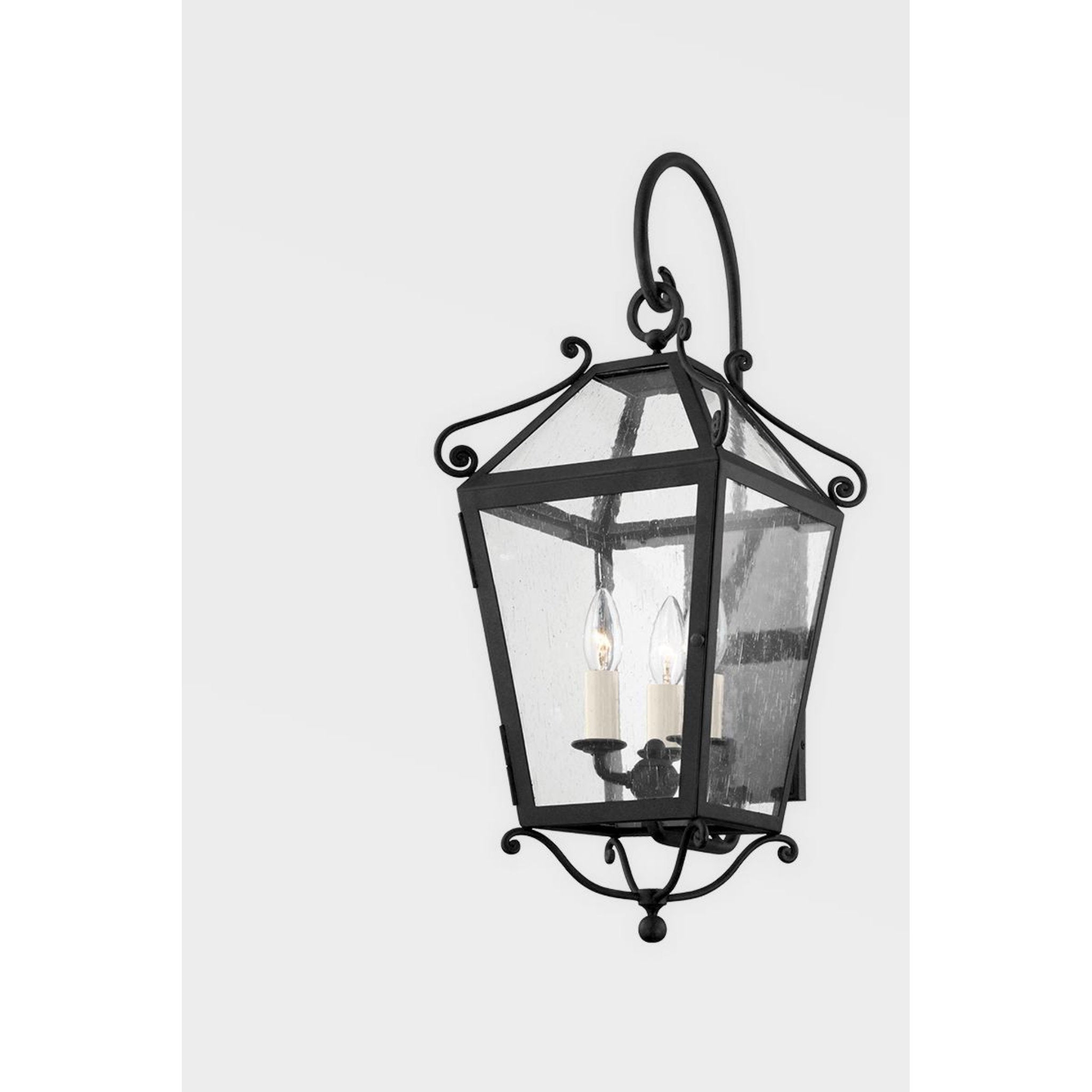 Santa Barbara County Wall Sconce 3-Light LED in  French Iron L11 x W11 x H25.75