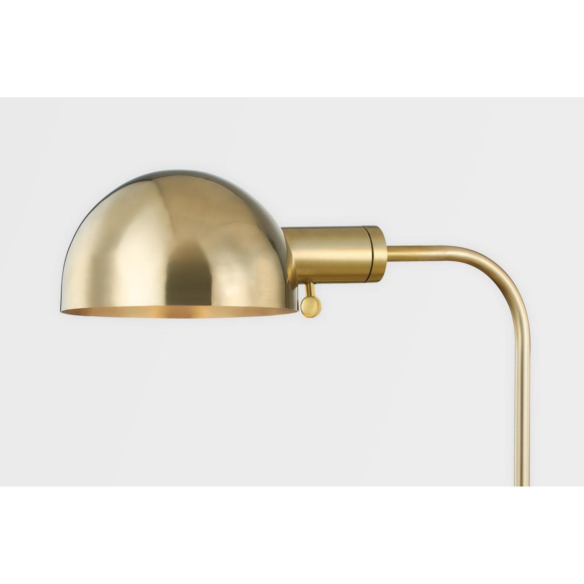 Devon 1 Light Floor Lamp in Aged Brass by Mark D. Sikes