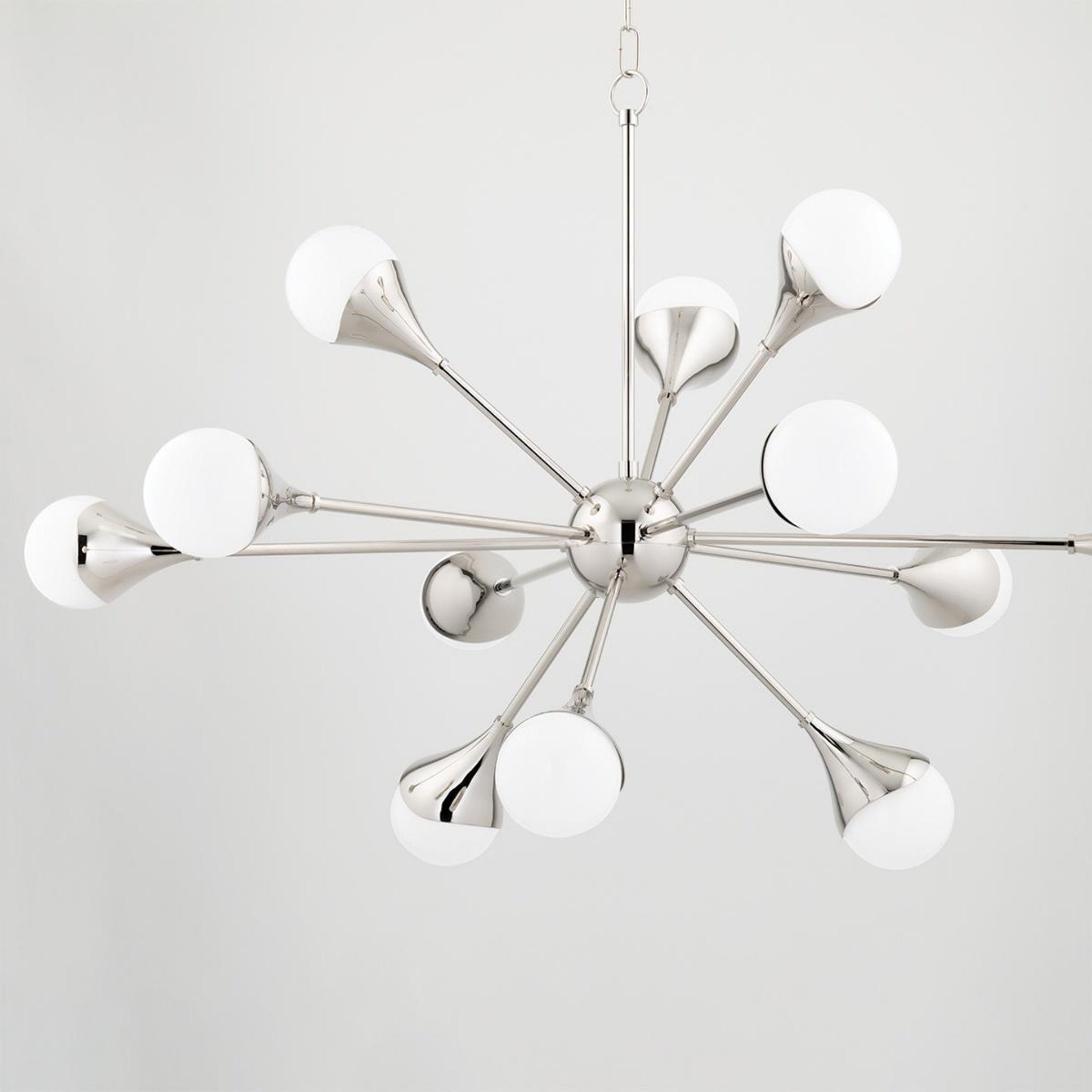 Ariana 12-Light Chandelier in Polished Nickel