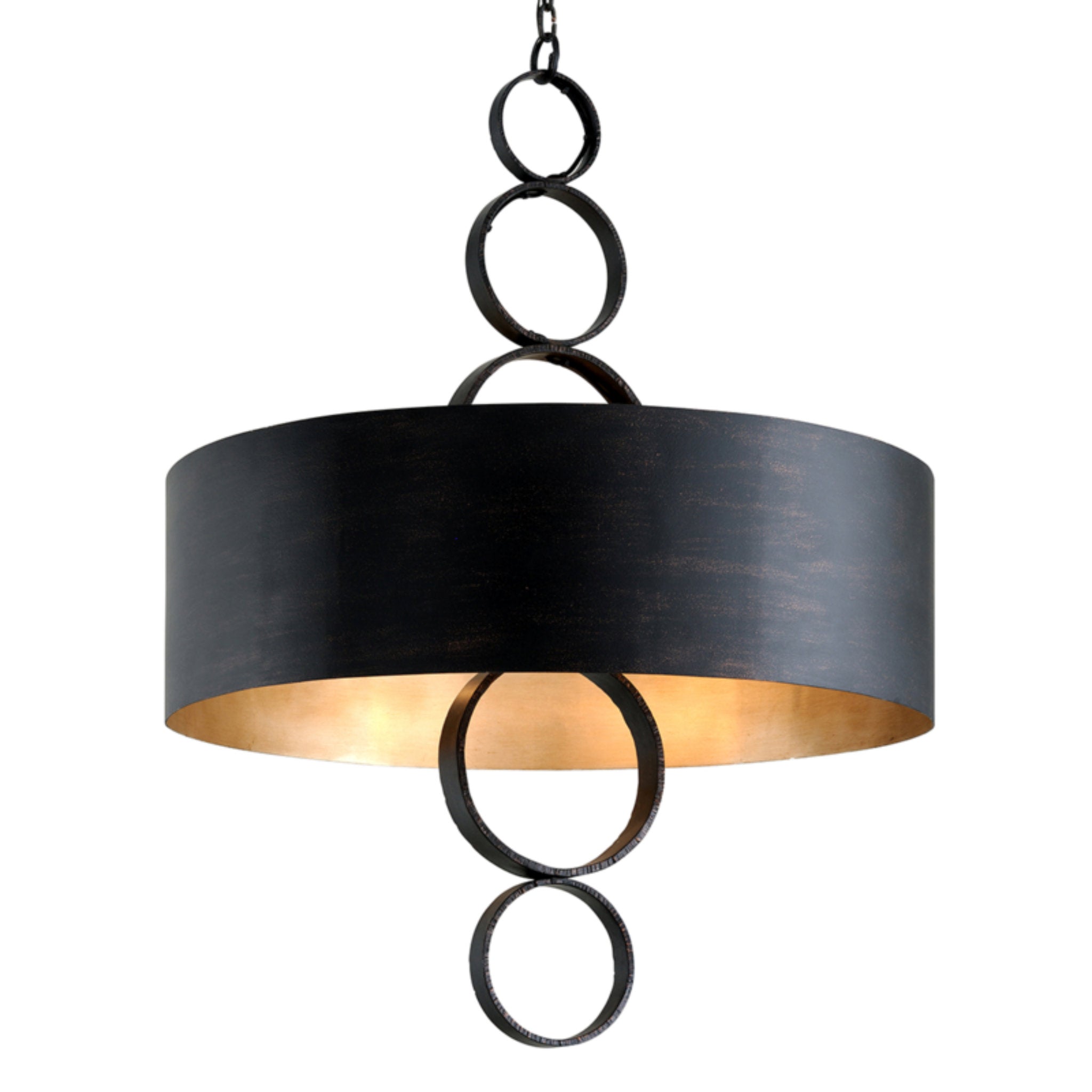 Rivington Chandelier 8-Light LED in  Charred Copper L36.25 x W36.25 x H49.25