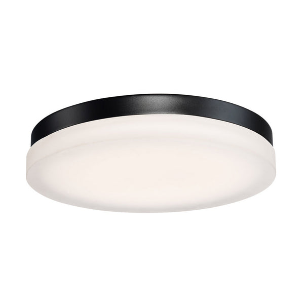 Modern Forms FM-2115-30-BK 3000K 26 Watt Circa LED Round Flush Mount i ...