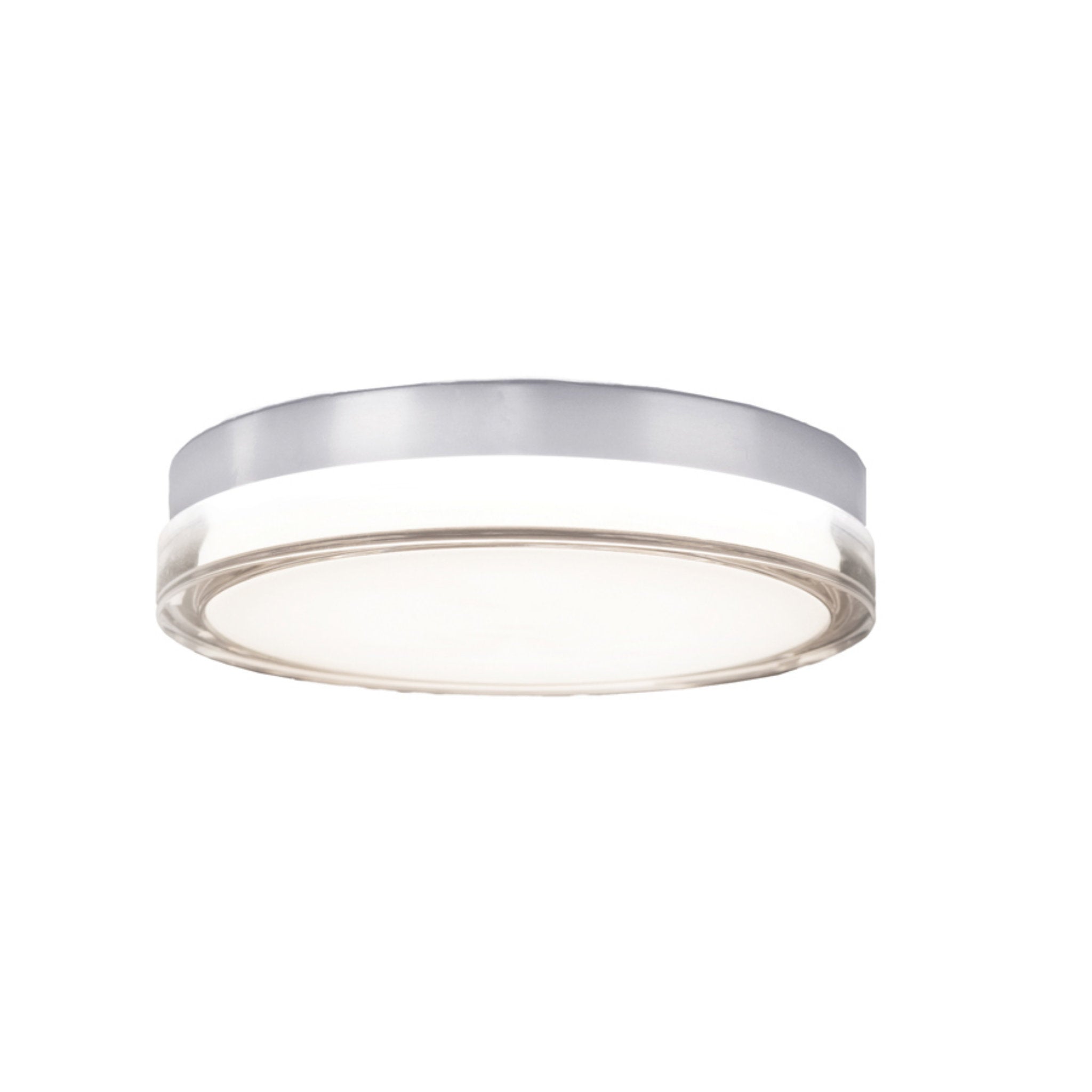 Modern Forms FM-W44812-30-SS 3000K 26 Watt Pi LED Round Flush Mount in Stainless Steel