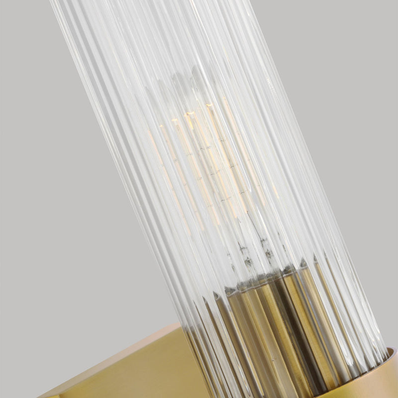 Chapman & Myers Geneva Sconce in Burnished Brass – Foundry Lighting