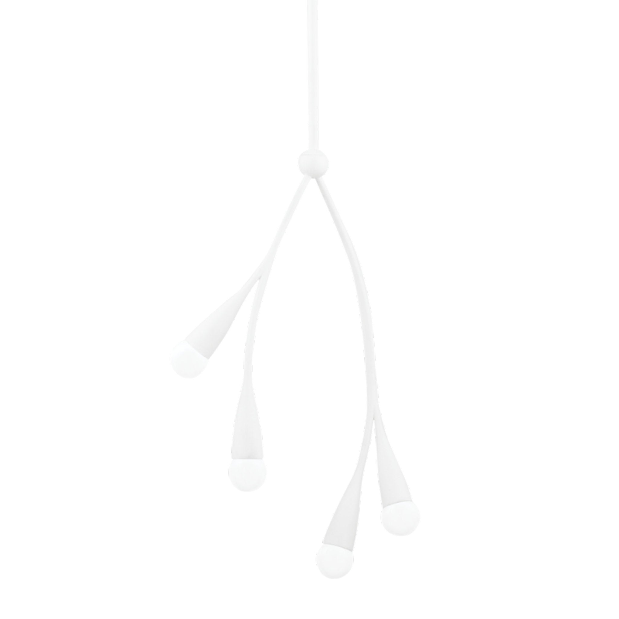 Elsa 4-Light Pendant in Textured White by Eny Lee Parker