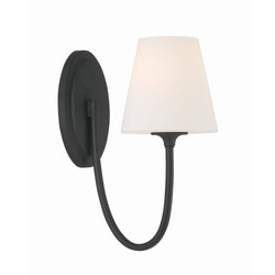 Juno 1 Light Black Forged Wall Mount – Foundry Lighting