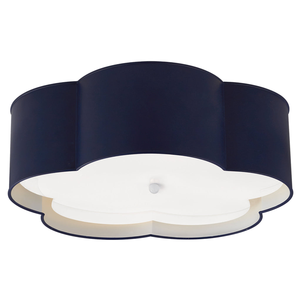 kate spade new in Large French Flush Navy Lighting – and york Mount Foundry Flower Bryce