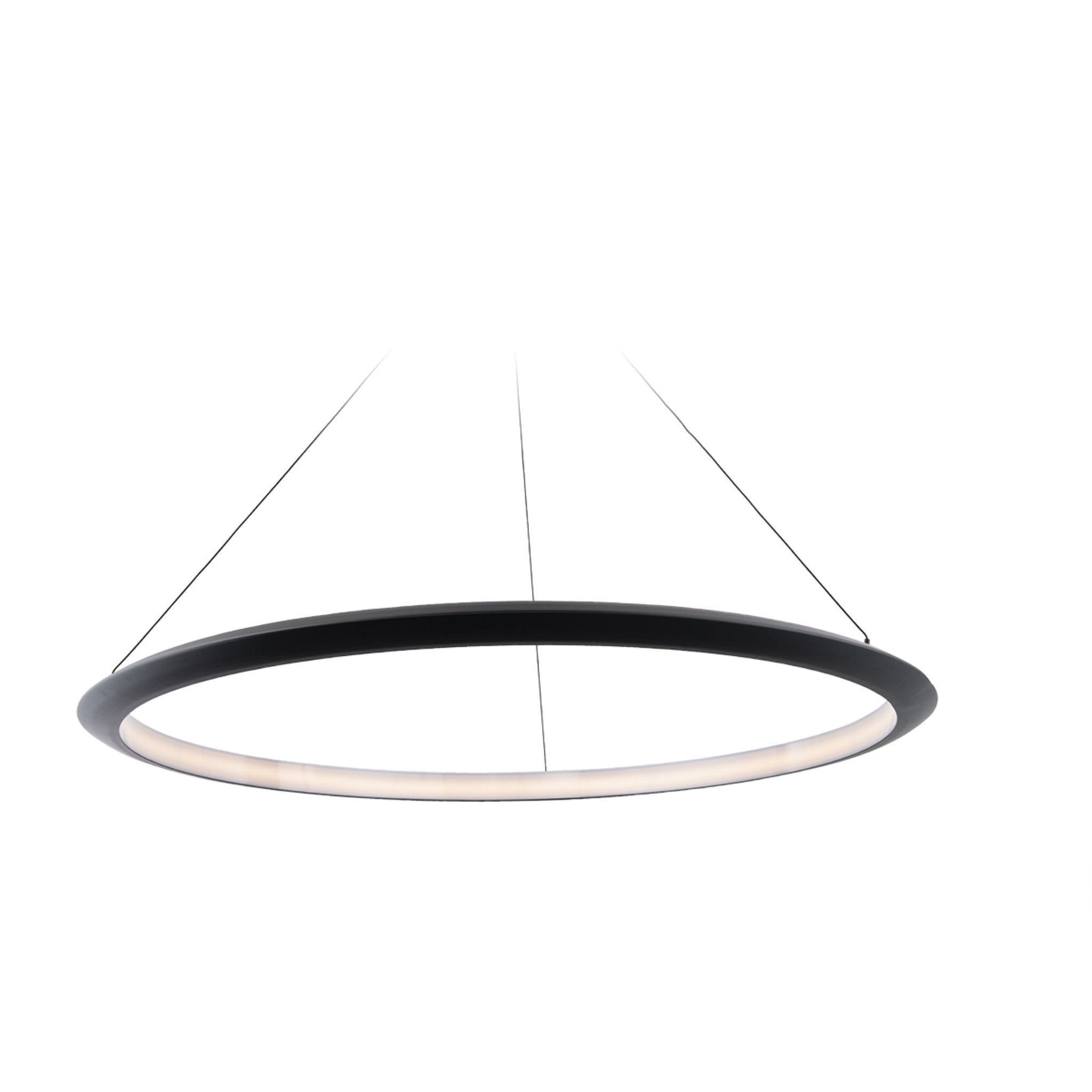 Modern Forms PD-55048-35-BK 3500K 43.9 Watt The Ring LED Pendant in Black