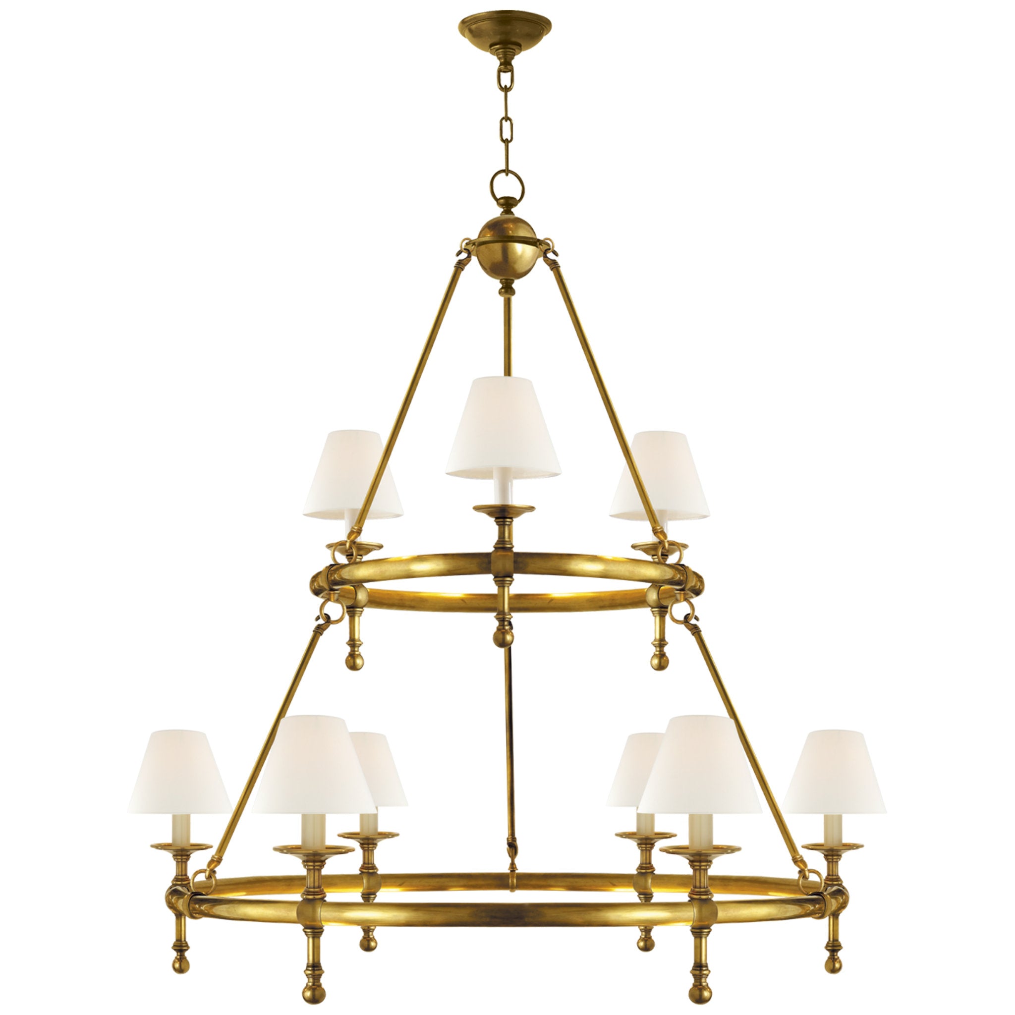 Ring outlet chandelier Brass- Threshold