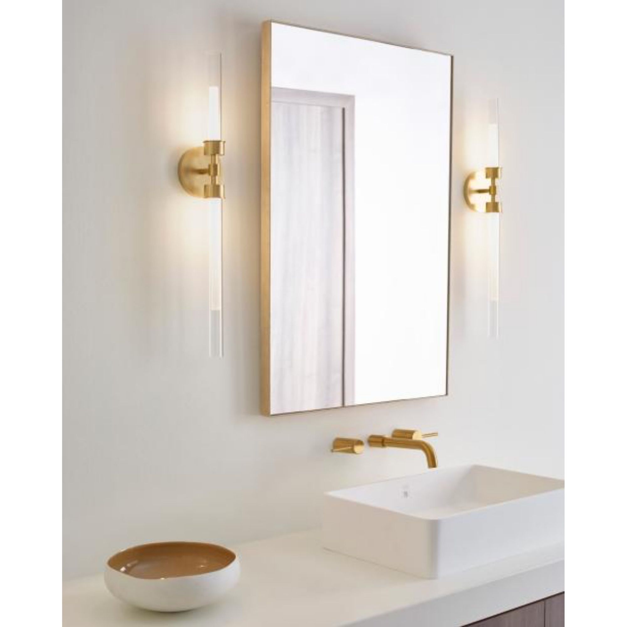 LINGER  Wall light Wall Sconce in Natural Brass By Visual Comfort