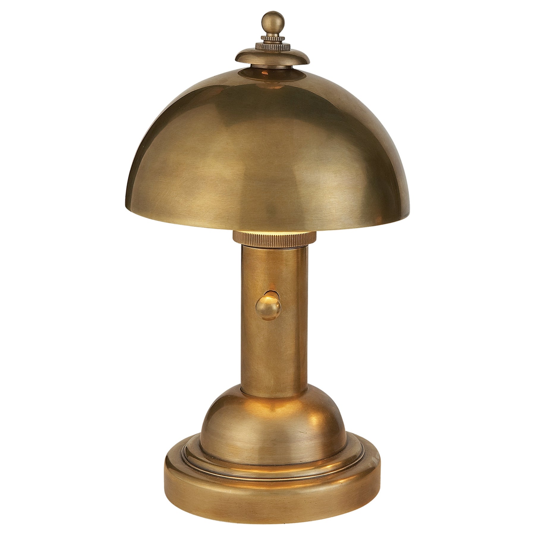 Thomas O'Brien Totie Task Lamp in Hand-Rubbed Antique Brass Table Lamp