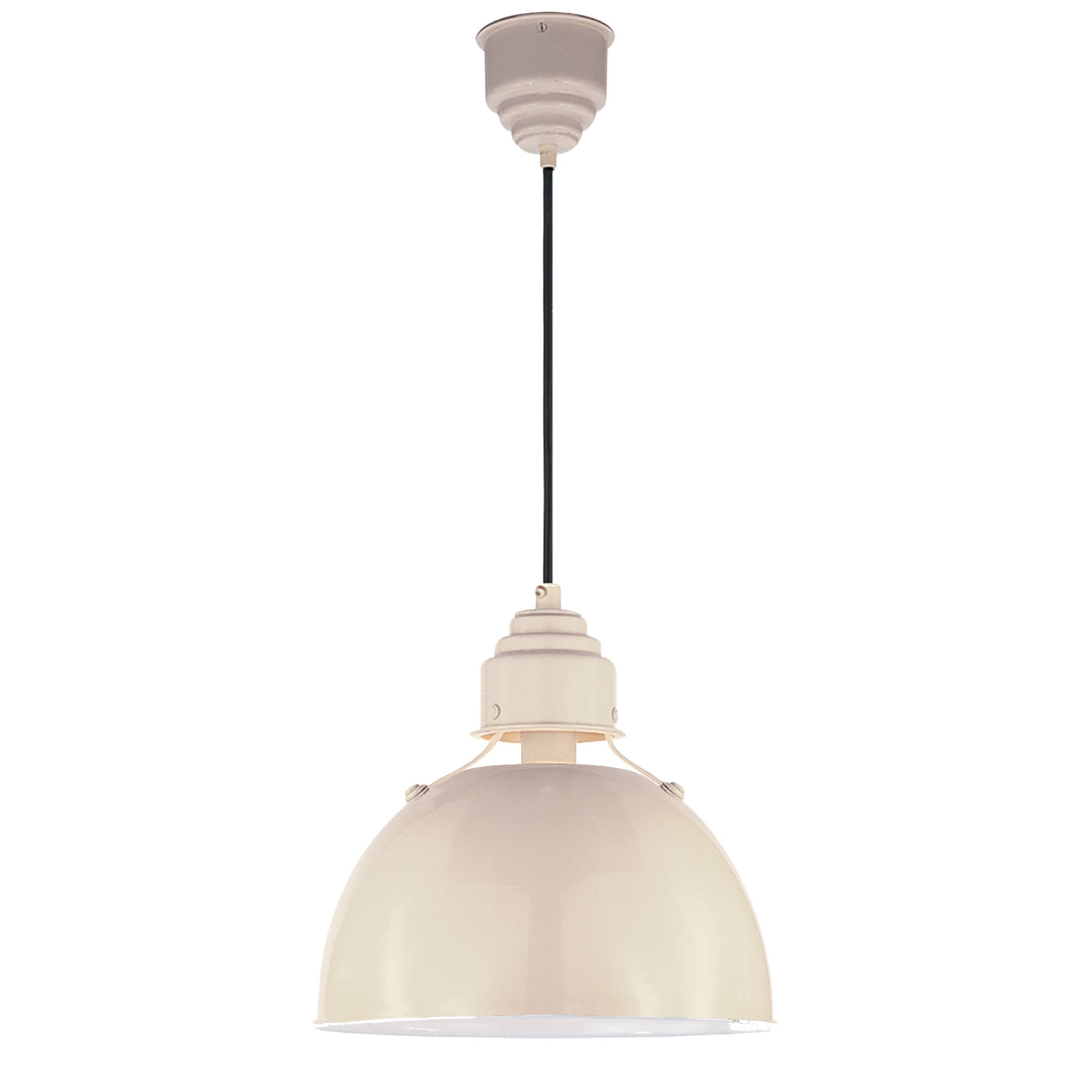 Thomas O'Brien Eugene Small Pendant in Antique White