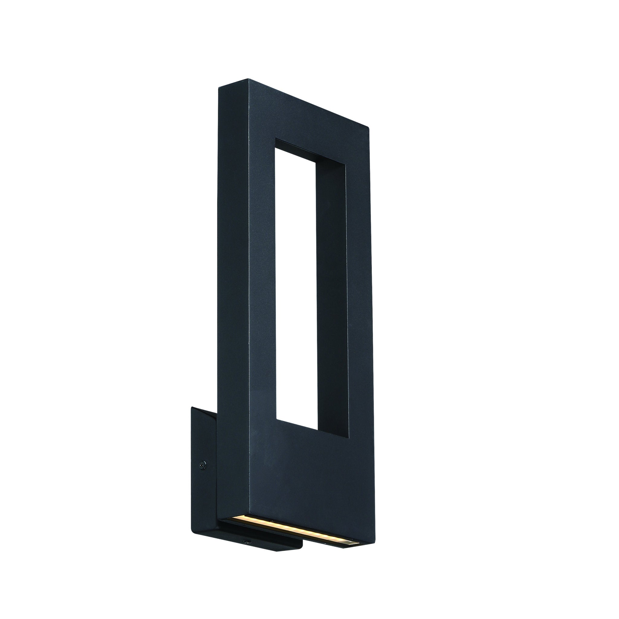 Modern Forms WS-W5521-BK 3000K 32 Watt Twillight LED Outdoor Wall Light in Black